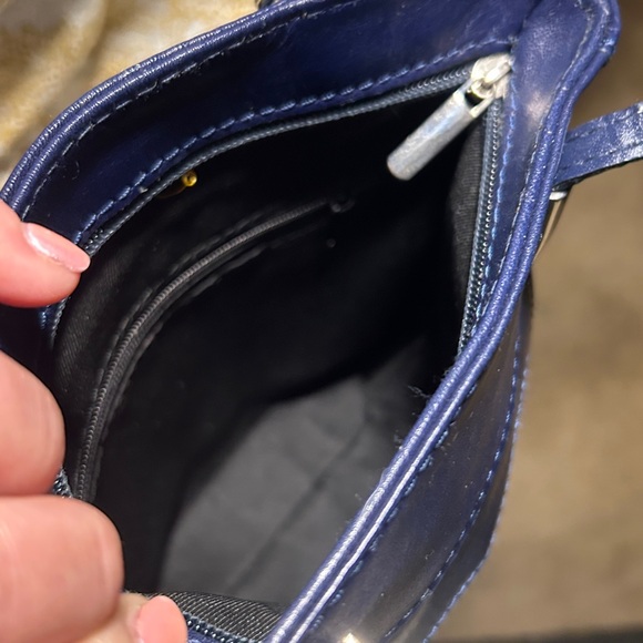 The Sak Midnight Blue Leather Crossbody Bag - Picture 4 of 5